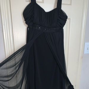 Long Black Flowy Dress